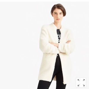 NWT! J.Crew Point Sur fuzzy cardigan XS!